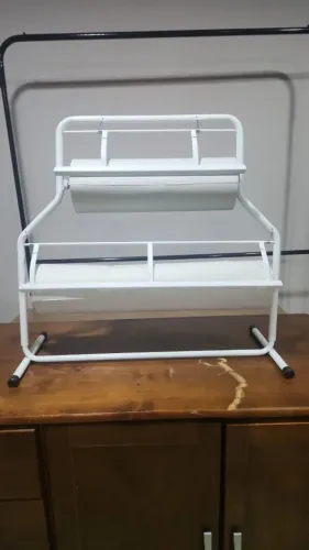 Suporte de papel com as bobinas