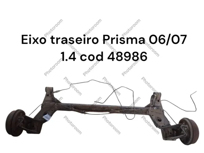 Eixo Traseiro Prisma 1.4 06/07 - Cod 48986