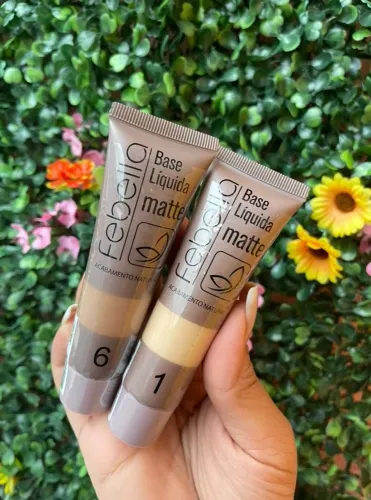 Base Líquida Matte Febella - Efeito Natural