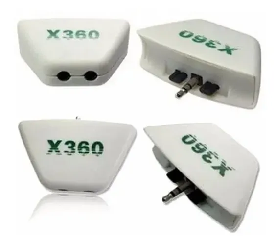 Adaptador Conversor De Fone De Ouvido E Mic Para Xbox 360