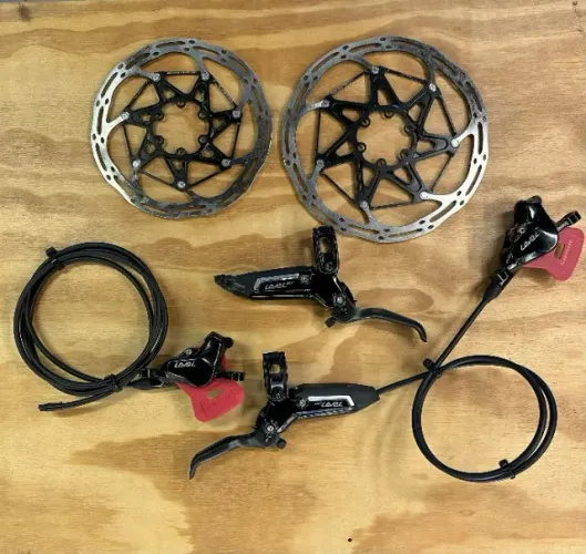Par de Freios Sram Level Ultimate Stealth com Rotores - Novo com NF