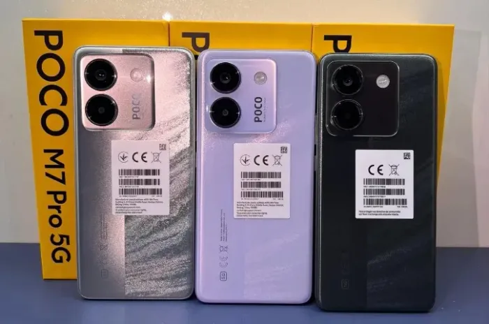 Celular Xiaomi Poco M7 PRO 5G NFC 256GB 08GB RAM R$1499,00 Verde Prata Roxo Novo 