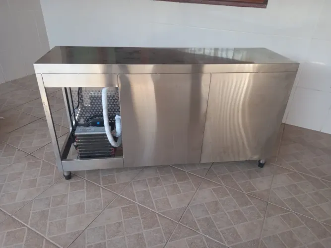 Balcão Refrigerado em INOX 127V- INOXMANAUS