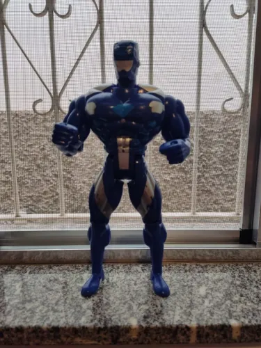 Miniatura Power Ranger Azul 25 Cm