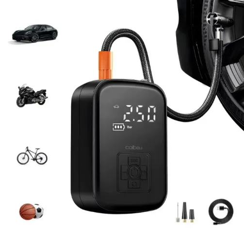 Bomba de ar para encher pneu (compressor), bolas/ Powerbank