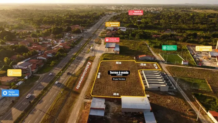 Terreno para venda em Pindoretama - CE