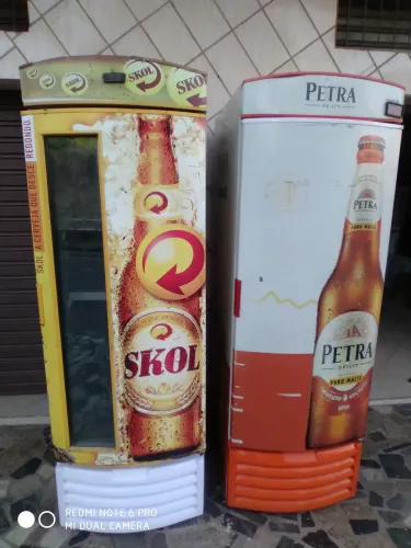 freezer vertical funcionando