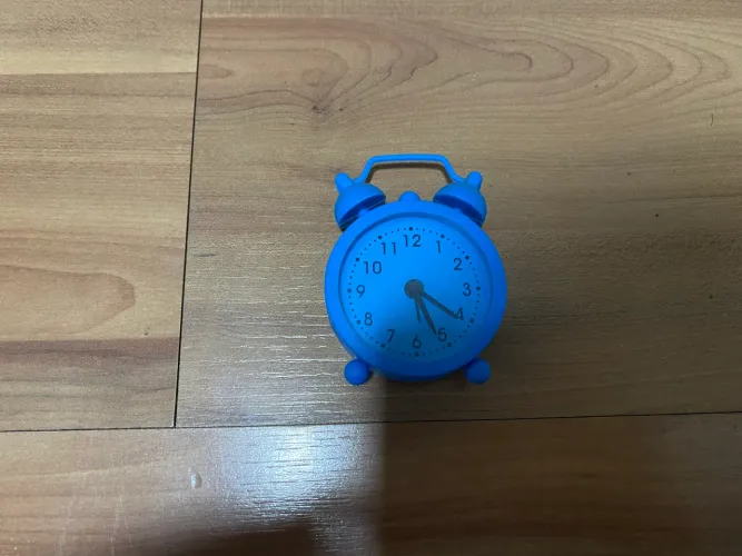 Mini despertador azul 
