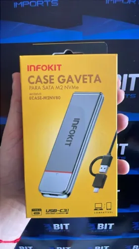  Case para SSD M.2 Nvme | Nova Lacrada | Original