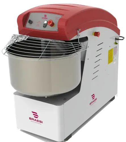 Masseira Espiral 40Kg AES-40/1 N Style 220V Trifásica Braesi