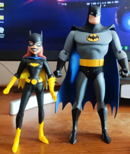Figuras - Batman e Batgirl - Dc Animated Dc Collectibles - DC Comics