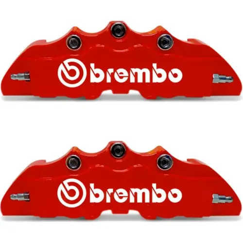 Par de Capas de Pinça de Freio Universal Aro 16 em Diante Brembo Vermelho