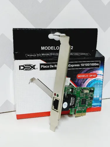 Placa de Rede PCI Express 10/100/1000 Gigabit Pronta Entrega NOVO!