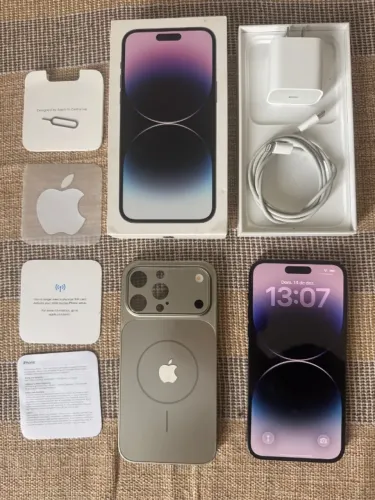 iPhone 14 Pro Max 128GB | Bateria 85% | Completo com Carregador Turbo Original e Caixa 