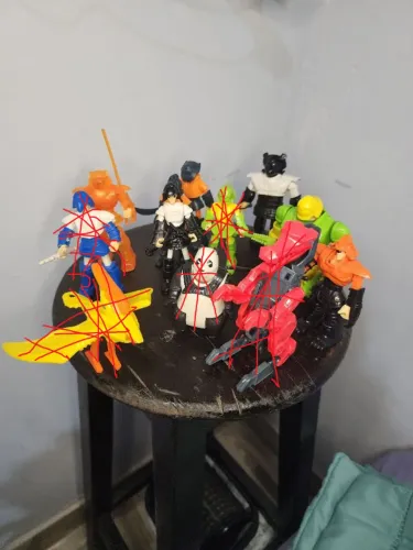 Brinquedo antigo colecionavel lendas dos samurais revista recreio