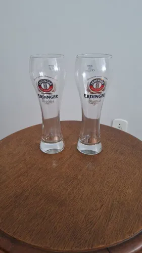 2 Copos de Cerveja Erdinger Weissbier