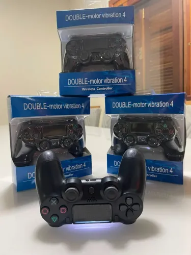 Controle Sem Fio Compatível com PS4 | Bluetooth + Vibração