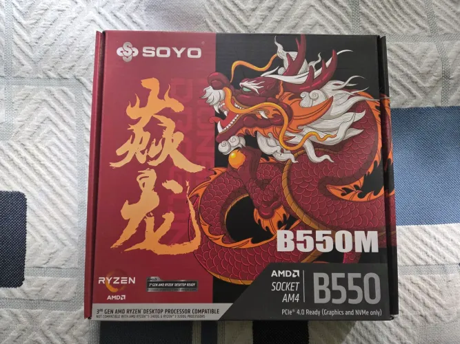 Placa Mãe Soyo B550M Am4