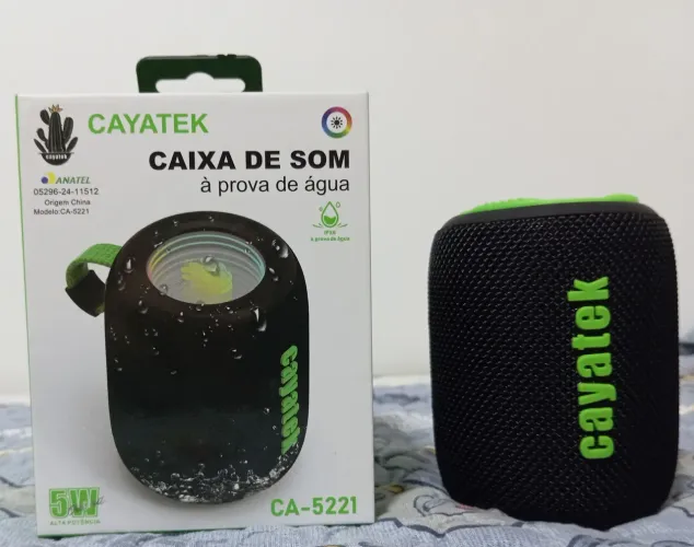 Caixa de som cayatek ANATEL