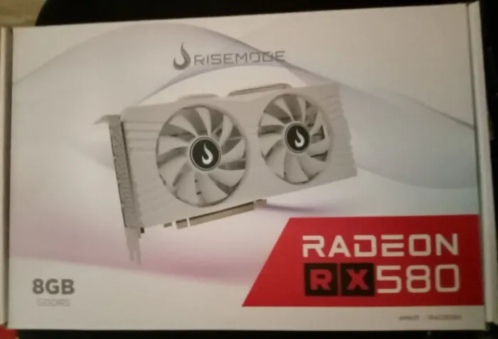 Radeon RX 580 8GB Edição Especial C Leds nos Fans Usada C/ Caixa