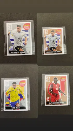 Figurinhas legends Copa do Mundo