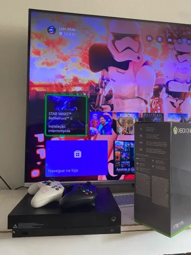 Xbox one x 1Tb completo