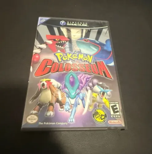 Pokémon Colosseum (USA) Black Label - Nintendo GameCube - Completo - Original