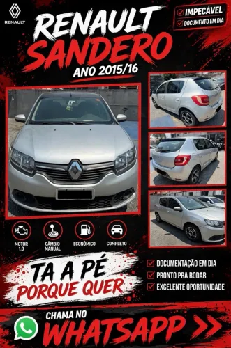 Renault Sandero Expression Hi-power 1.0 16V 5P 2016
