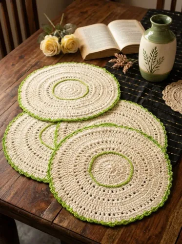 4 souplat de crochê