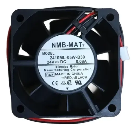 Cooler 2410ml-05w-b30* / 24v / 0.08a / 2 Fios / 60x60x25mm Ref 01209