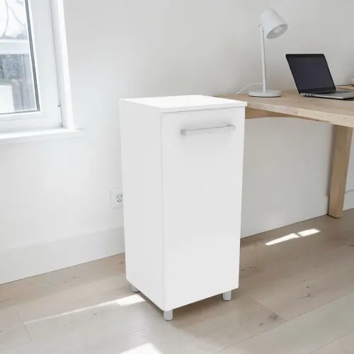 Balcão Multiuso 1 Porta Branco Organizador Novo Pronta Entrega