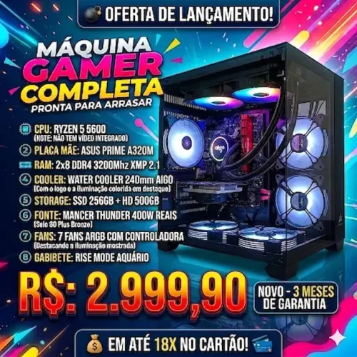 CPU GAMER RYZEN 5 5600