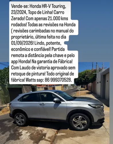 Honda HR-V Touring 1.5 TB 16V 5P Aut. 2024