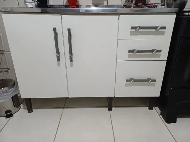 Balcão de cozinha 1,20m MDF 15mm