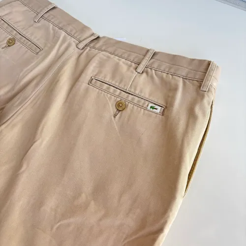 Calça Lacoste e regular fit bege 