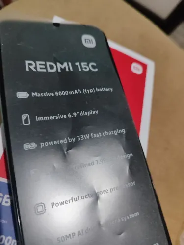 Celular redmi 15C novo