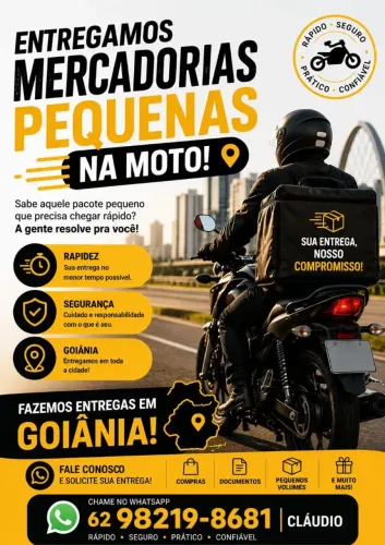 Fazemos entrega em Goiânia