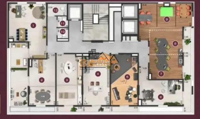 Sala Comercial em Condomínio no Bairro Vila Guilhermina, 28m²