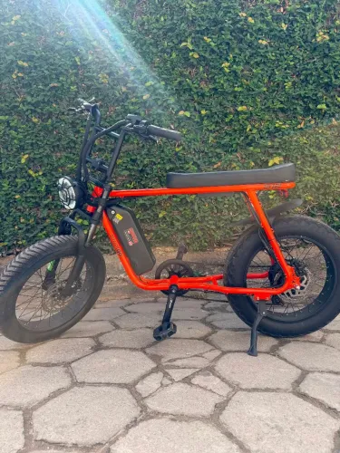 Bike elétrica S12 StreetGo laranja