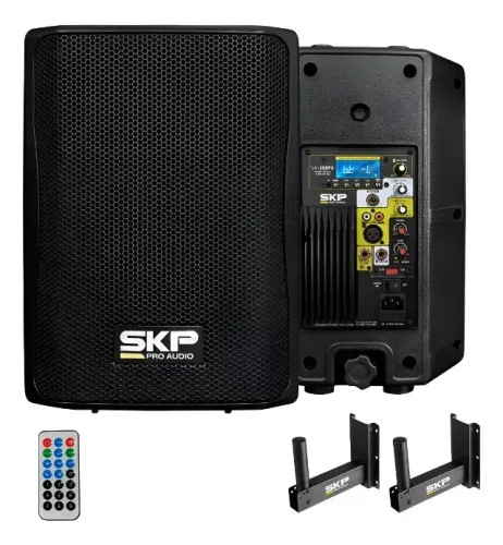 Sistema De Som Ativo E Passivo Amplificado Sk208px Skp