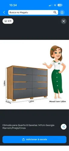 Cômoda para quarto