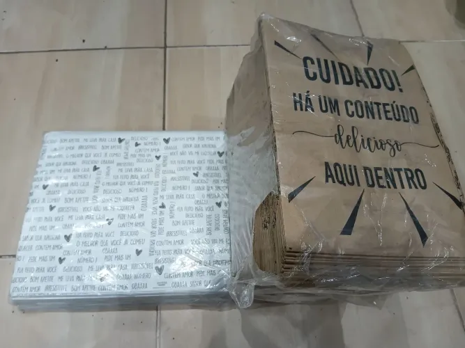 Saco kraft pra delivery 