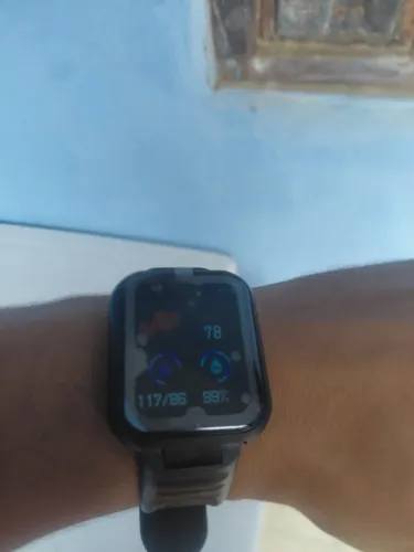 Relógio Digital Fitness com Bluetooth (Novo)