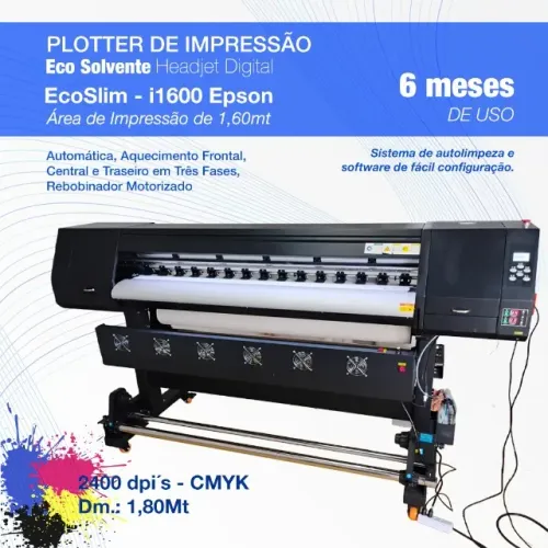 Plotter de impressão Eco solvente