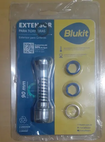 Extensor de Torneira Blukit com Rosca Cromada