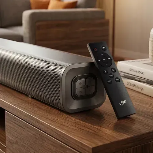 Soundbar 2.0 com Bluetooth e Controle Remoto240W RMS Get NOVO