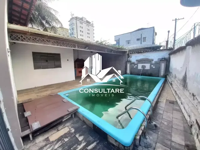 Venda Casa 434m². com Piscina 3 quartos ,4 Vagas - Bairro Gonzaguinha, São Vicente/SP.