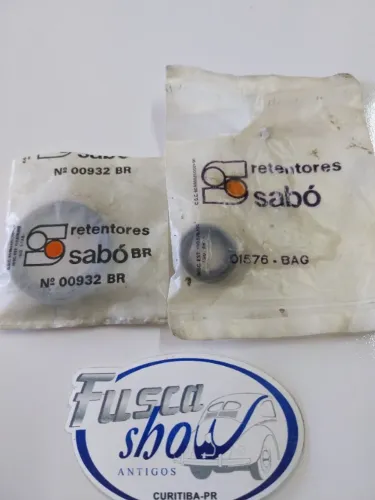 Par Retentor Setor e Sem Fim da Caixa Direção Fusca até 1968 SABÓ
