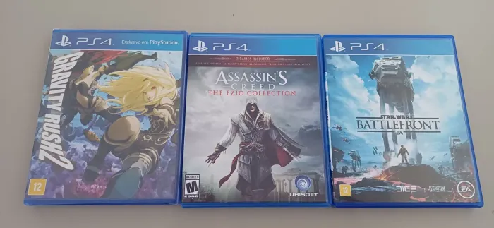 3 Jogos PS4 - MÍDIA FÍSICA