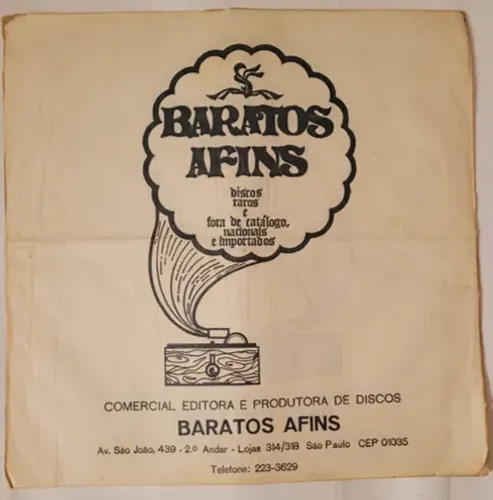 Envelopes para LPs década de 80